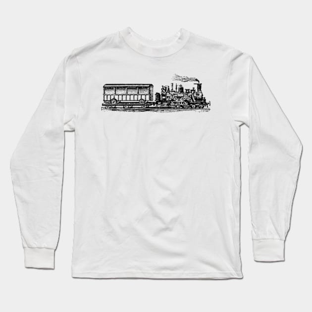 Art Train Long Sleeve T-Shirt by Socity Shop